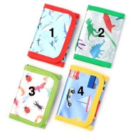 Leksaker Robetoy Plånbok Canvas Fordon Djur Mm Välj 1 Röd Delfiner