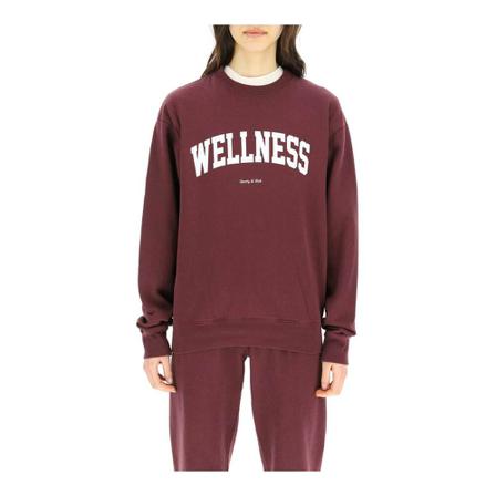 Sporty & Rich - Hoodies - Röd - Dam - Storlek: L, Dam, Storlek: L