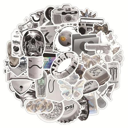 2 Pakker med 120 Kreative Rosa og Sølv Barne-Klistremerker med Høy Utseende-Nivå