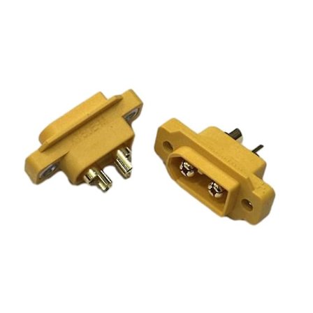 Amass 10 stk. XT60 XT60E XT60E-M indbygget stik med sekskant fatning