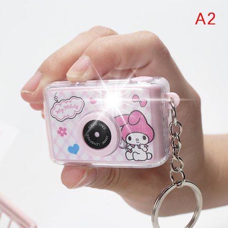 Sanrio Kuromi Melody Cinnamoroll Mini Camera Car Nyckelring A2