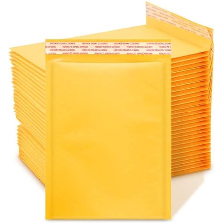 Kraft boblekonvolutter, 10x12 tommer 25 pakker fraktkonvolutter