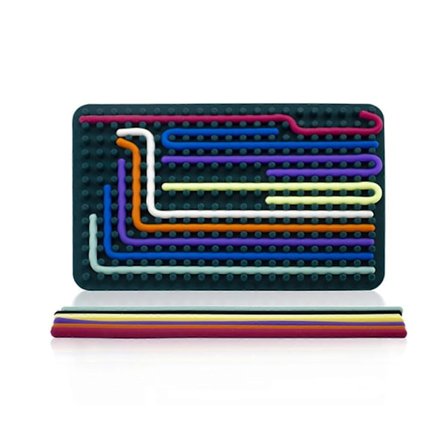 Sensorisk Aktivitetsbrett Fargerikt Stressavlastende Leke Bærbar Skjermfri Roende Leke for Foreldre-Barn