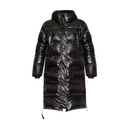 RED Valentino, Hooded down jacket Zwart, Dames, Maat:S