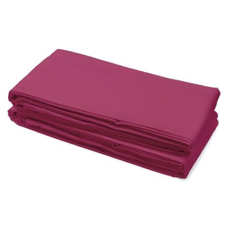 LOVELY HOME Flat Sheet 100% bomull 180x290 cm - 1 person - Fuchsia