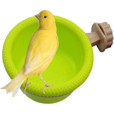 Multifunksjonelt fuglebur Fuglebur Papegøyetilbehør Badekar for kanarifugl Finke Undulat Stativ