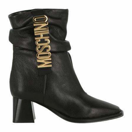 Moschino, Boots Czarny, Kobieta, Rozmiar: 40 EU