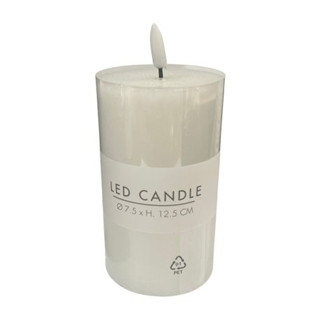 Ljus LED vitt 7,5x12,5 cm timer