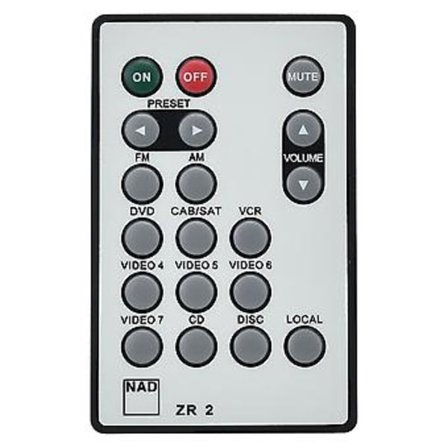Zr 2 Zr2 For Nad Zone 2 Lyd Stereo Av Receiver Fjernkontroll T175 T773