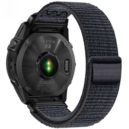 Garmin Fenix 5/6/7X Pro nylon kardborreband - 22mm