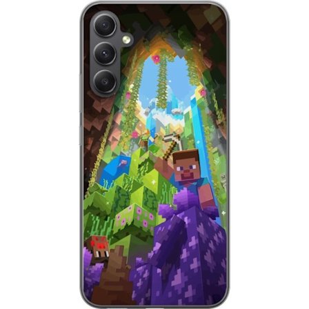 Kompatibelt Mobilskal till Samsung Samsung Galaxy A35 Minecraft