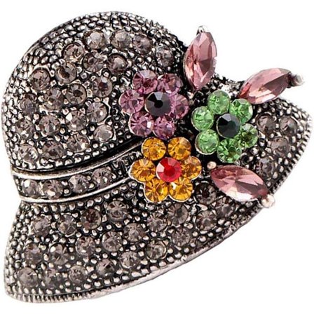 Rhinestone Broche Pins til Kvinder Hat Smykker Broche Pins Holdbar, ZQKLA