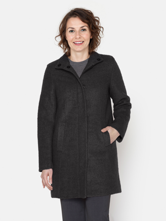 BRANDTEX - Uld Frakke - Sort