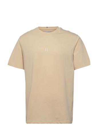 Mini Encore Organic T-Shirt T-shirts Short-sleeved Beige Les Deux