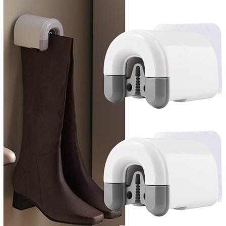 2 kpl Tilaa säästävä saapashylly, eteisen saapasteline, pitkät ja lyhyet saappaiden muotoilutelineet säilytykseen, kenkien säilytyshenkselit sukille 