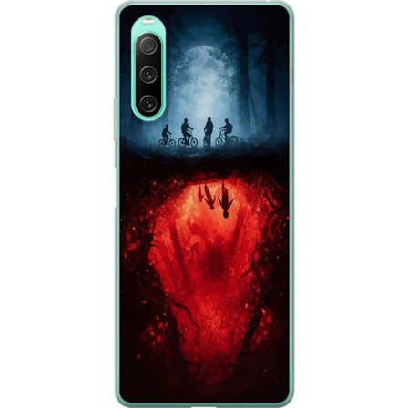Kompatibelt Mobilskal till Sony Xperia 10 IV Dark Forest Rift