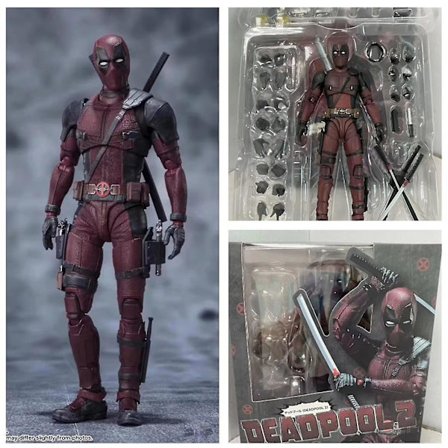 Deadpool 2 Deadpool Marvel 6" SHF Actionfigur KO Ver Movies Toys Gave