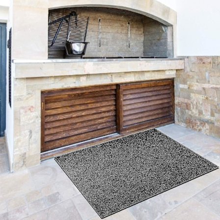 Brandsikker Pejsebund Måtte Skridsikker Beskyttelsesmåtte Flammebestandig Pude til Pejs, Ovnbeskyttelse (FMY)