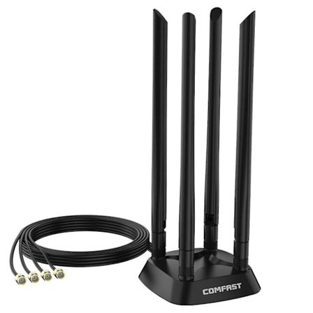 Comfast 6dbi Wifi-antenni, parannettu Wifi-signaali 2.4g/5ghz