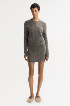 Soft Goat - Alpaca cardigan - M - Wood