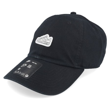 Nike - Noir unconstructed Casquette - Cap Pitch Black Dad Cap @ Hatstore