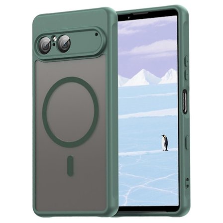 Magnetiskt skal för Sony Xperia 10 VII, anti-dropp PC+TPU telefonfodral