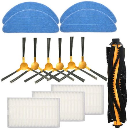 Robotstøvsuger Sidebørste Moppestøv HEPA-filter til Liectroux C30B Robotreservedele Udskiftning