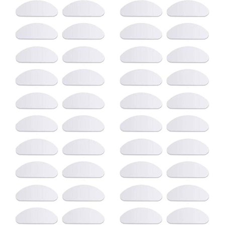 20 par silikone næsepudeovertræk, transparente silikone briller næsepude stykke, bløde briller skridsikre næsepuder AVL