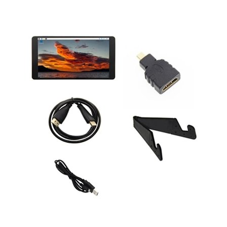 Ny 5.5 Tommers 1080P AMOLED IPS LCD-skjerm - Kompatibel USB-skjerm Kapasitiv berøring for 4B 3B+ 3B