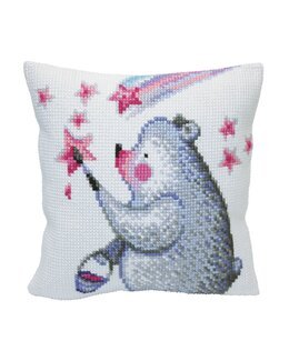 Broderipakke pute Rosa stjerner - RTO