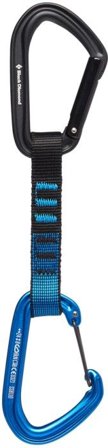 Black Diamond Hotforge Hybrid Quickdraw 12 cm Blue - Karabiner og Quickdraws