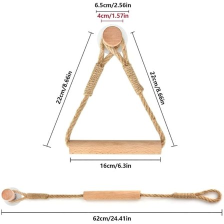 Hørreb Toiletrulleholder Vægmonteret til Toiletpapir Badeværelse