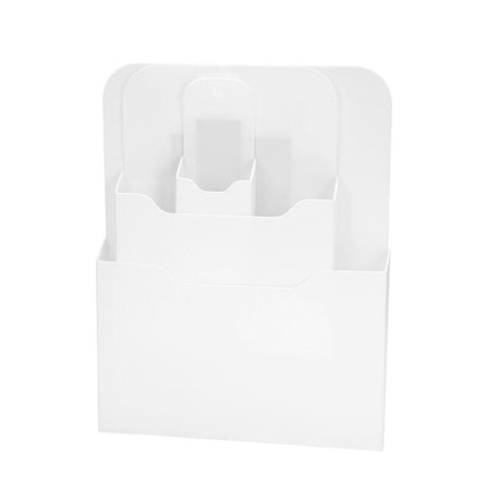 3 stk. magnetiske filholdere, stor køleskabsopbevaringslomme til whiteboard, skrivebord, køleskab, skab (L, M og )