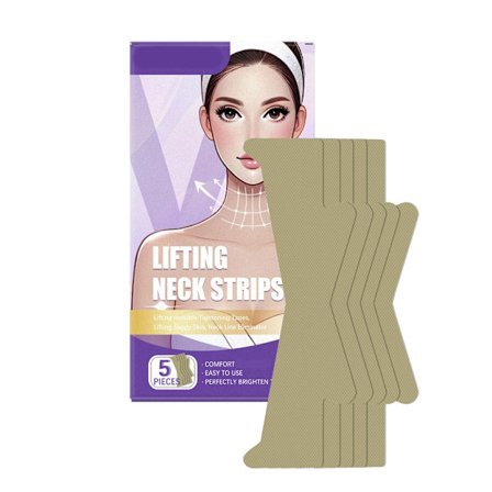 5 kappaletta kaulan kohotusnauhaa kiinteyttävä ja korjaava meikkityökalu sileälle iholle