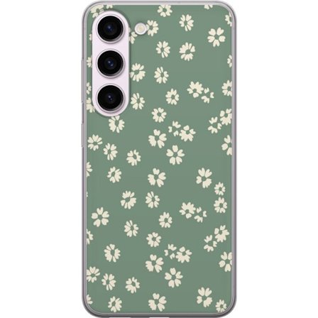 Kompatibelt Mobildeksel til Samsung Galaxy S23 Blomsterdrøm - Fargerikt Blomstermønster