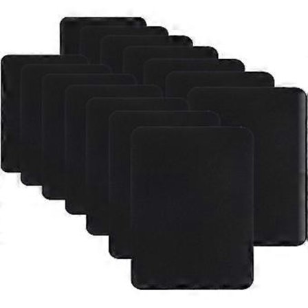 30 stk. stryke på-lapper for klesreparasjon 12,4 x 9,4 cm stryke på-lapper for klær svart