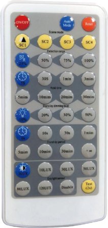 Ervan Fjernkontroll til lysarmatur L07C-PIR