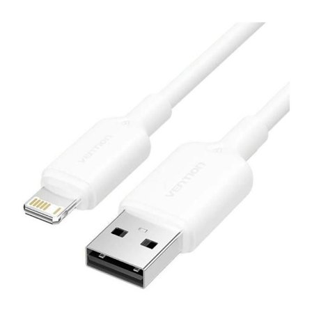 USB 2.0 Lightning kabel Vention LAMWH- USB han - Lightning han - 480Mbps - 2m - Hvid