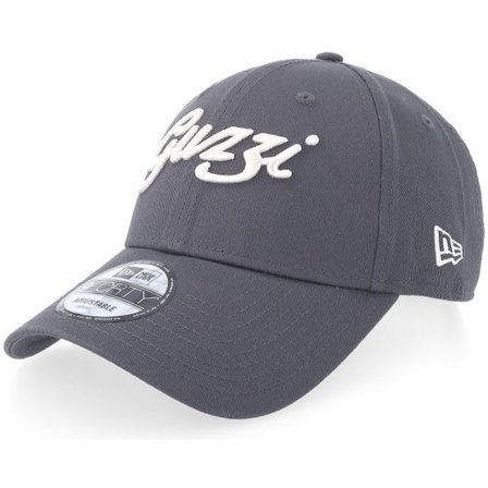 New Era - Motor Grå adjustable Keps - Moto Guzzi Wordmark 9FORTY Grey Adjustable @ Hatstore