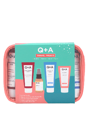 Q+A Travel Treats Gift Set Presentaskar & Unisex 230 ML