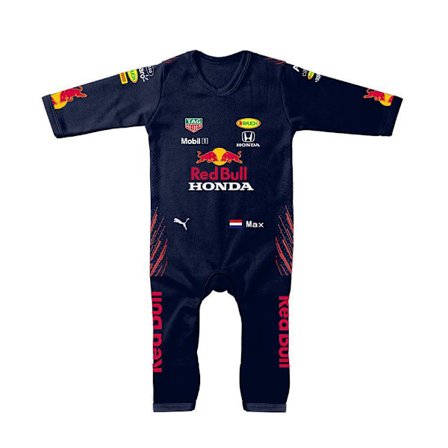 2023 F1 Ny Sesong Sport Baby Jumpsuit Nyfødt Baby Gutter Jumpsuit Romper Langermet Høst Vår Klær F