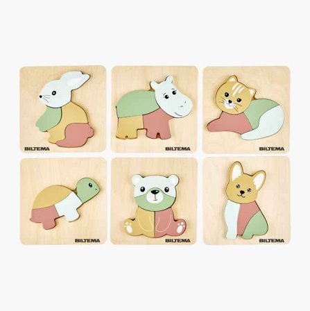 Träpussel 15 x 15 cm