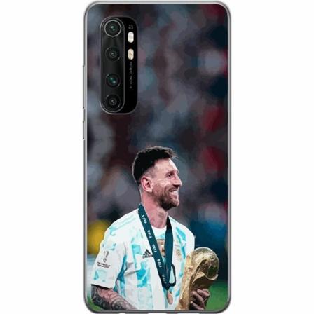 Xiaomi Mi Note 10 Lite Genomskinligt Skal Messi