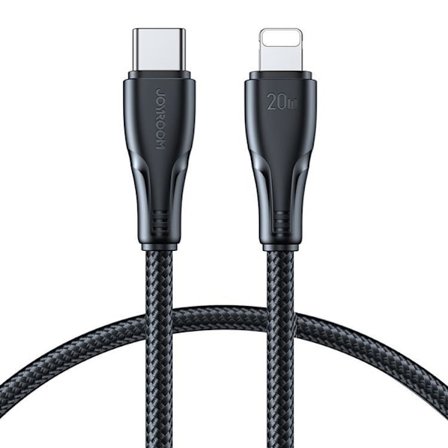 Joyroom Surpass USB-C till Lightning kabel 20W 1.2m - Svart