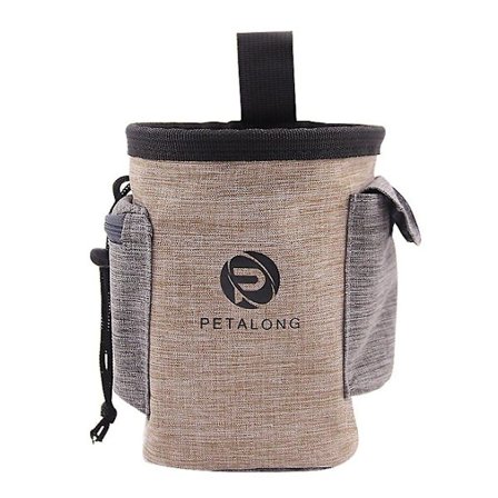 Hundefoderpose til træning med bælte - Bærer legetøj, godbidder, sport, løb, snørelukning