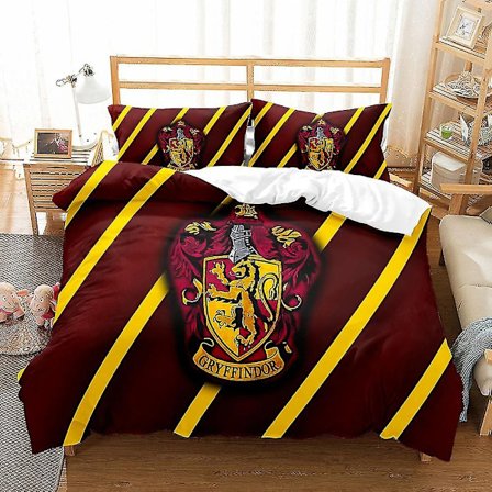 Harry Potter Rohkelikko 3D-tulostettu vuodevaatesetti pussilakana peittopäällinen tyynyliina lasten lahja - Täydellinen