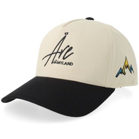 Iconic - Beige adjustable Keps - Åre Stone/Black A-frame Adjustable @ Hatstore
