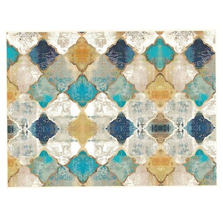 Geometrisk mønster skridsikker stue soveværelse tæppe gulvmåtte tæppe boligindretning