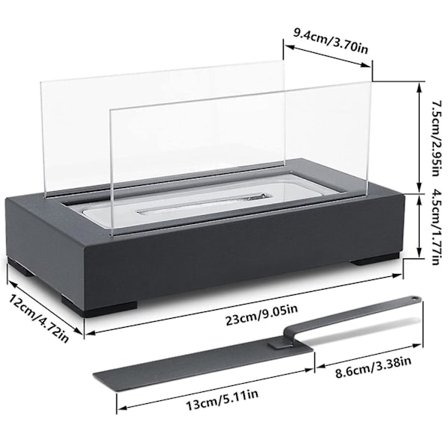 Bordbrændeovn til Indendørs og Udendørs Terrasse