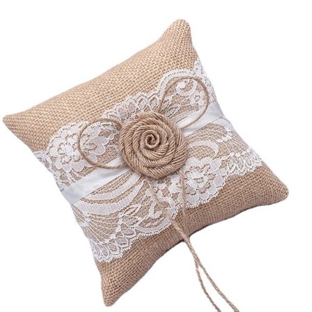 Klassisk Burlap Bryllupsblomst Brodert Bryllup Rekvisita for Celeb